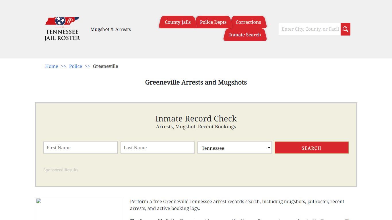 Greeneville Arrests and Mugshots | Jail Roster Search